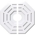 thumbnail image 1 of 18"OD x 4"ID x 7"C x 1"P Westin Architectural Grade PVC Contemporary Ceiling Medallion, Two Piece, 1 of 11
