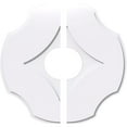 thumbnail image 1 of 18"OD x 5"ID x 6 1/4"C x 1"P Percival Architectural Grade PVC Contemporary Ceiling Medallion, Two Piece, 1 of 11