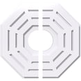 thumbnail image 1 of 18"OD x 5"ID x 7"C x 1"P Westin Architectural Grade PVC Contemporary Ceiling Medallion, Two Piece, 1 of 4