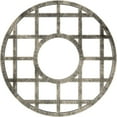 thumbnail image 1 of 18"OD x 6 1/2"ID x 1/2"P O'Neal Architectural Grade PVC Pierced Ceiling Medallion, Antiqued Warm Silver, 1 of 10