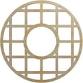 thumbnail image 1 of 18"OD x 6 1/2"ID x 3/8"T O'Neal Wood Fretwork Pierced Ceiling Medallion, Hickory, 1 of 3