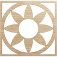 thumbnail image 1 of 18"OD x 6 1/4"ID x 1/4"T Blume Wood Fretwork Pierced Ceiling Medallion, Alder, 1 of 3