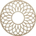 thumbnail image 1 of 18"OD x 6 1/8"ID x 3/8"T Cannes Wood Fretwork Pierced Ceiling Medallion, Red Oak, 1 of 3