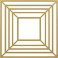thumbnail image 1 of 18"OD x 6 5/8"ID x 1/2"P Raven Architectural Grade PVC Pierced Ceiling Medallion, Gold, 1 of 10