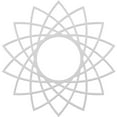 thumbnail image 1 of 18"OD x 6 7/8"ID x 1/2"P Eleanor Architectural Grade PVC Pierced Ceiling Medallion, 1 of 6