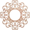 thumbnail image 1 of 18"OD x 6 7/8"ID x 1/4"T Reims Wood Fretwork Pierced Ceiling Medallion, Cherry, 1 of 3