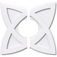 thumbnail image 1 of 18"OD x 6"ID x 6 3/4"C x 1"P Cosmo Architectural Grade PVC Contemporary Ceiling Medallion, Two Piece, 1 of 11