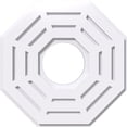 thumbnail image 1 of 18"OD x 6"ID x 7"C x 1"P Westin Architectural Grade PVC Contemporary Ceiling Medallion, 1 of 11