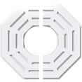 thumbnail image 1 of 18"OD x 7"ID x 7"C x 1"P Westin Architectural Grade PVC Contemporary Ceiling Medallion, Two Piece, 1 of 11