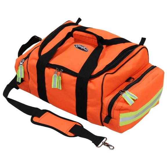 Kemp USA 18" Orange, Black, and Yellow Green Kemp USA High-Quality Maxi Trauma Bag