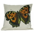 thumbnail image 1 of Golden Hill Studio 18" Orange and Black Spotted Butterfly Decorative Throw Pillow, 1 of 1