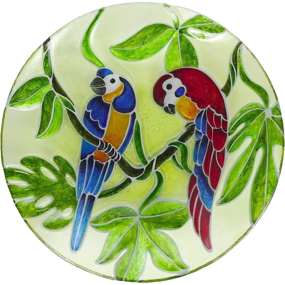 18" Outdoor Birdbath Bowl Topper, Garden Decor