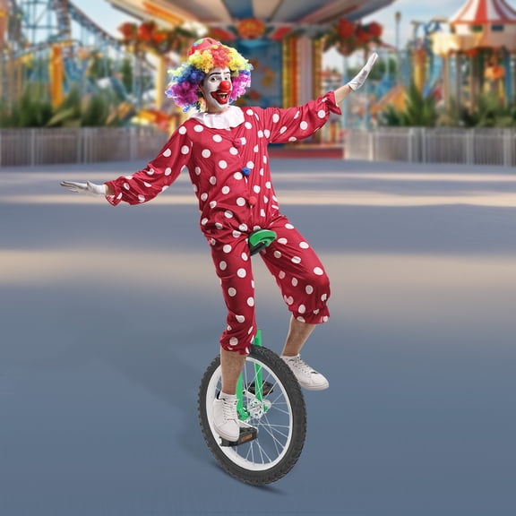 18" Outdoor Unicycle, Adjustable Exercise Unicycle, One Wheel Bike