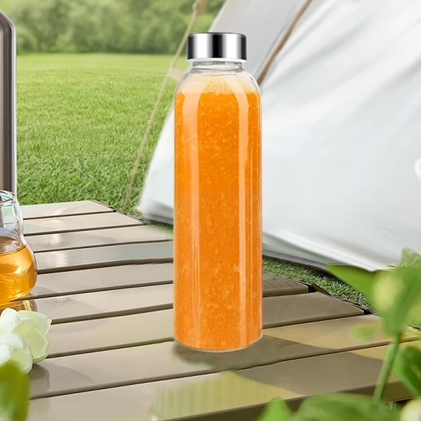 Glass Water Bottles for Sports and Outdoors with Stylish Designs