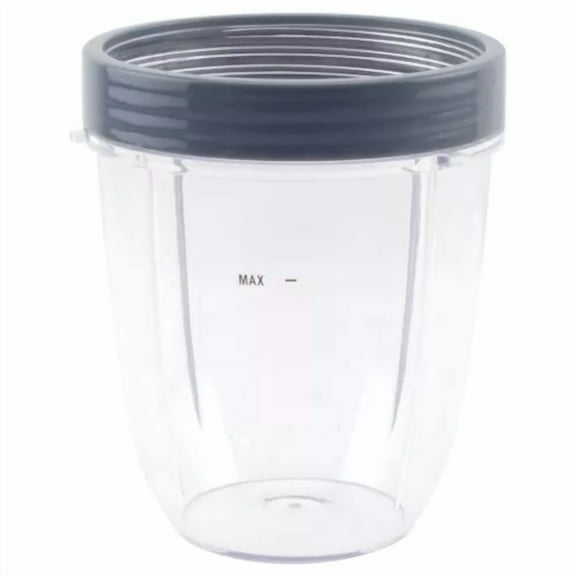 18 Oz Short Cup With Lip Ring Replacement For Nutribullet Nb-101B Nb-101S Nb-201