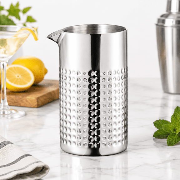 18 Oz Stainless Steel Cocktail Mixing Gl Double Walled Bartender Mixer Cup Unbreakable Bar Tin For Stable Stirring