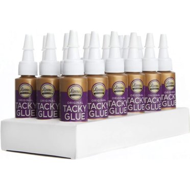 Aleene's Clear Gel Tacky Glue 8 Oz 3-Pack - Crystal Clear Craft Adhesive For DIY Projects