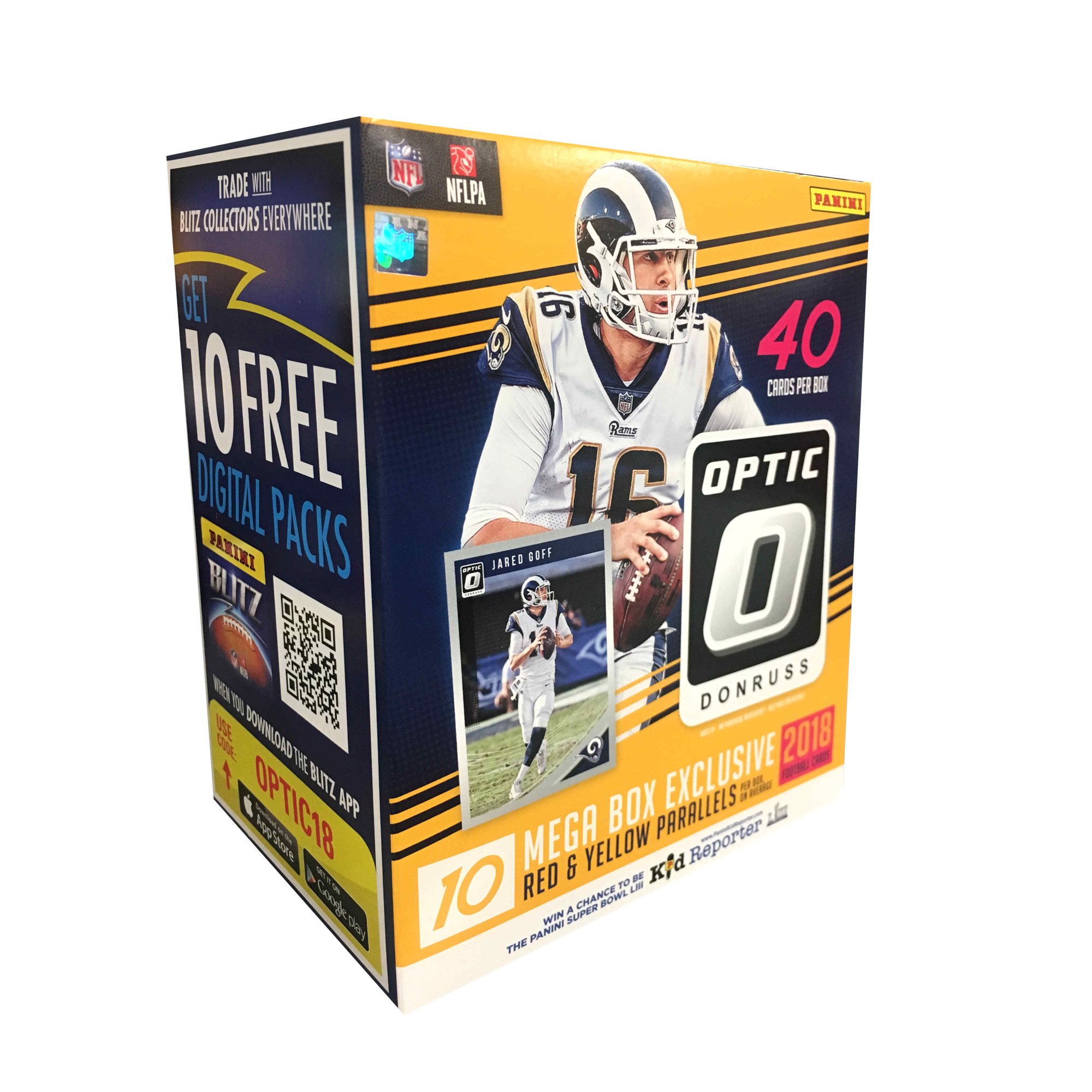 2018 Panini Donruss Optic Football Hobby Box