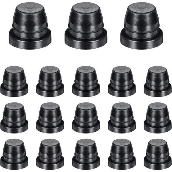 18 PCS Car Brake Bleed Nut Rubber Cap 0.47x0.41x0.33 Inch ID Brake Pump Master Cylinder Caliper Screw Cover for Most Cars Motorcycles