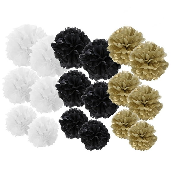 18 PCS Festoon Party Supplies Christmas Earth Tones Pearlescent