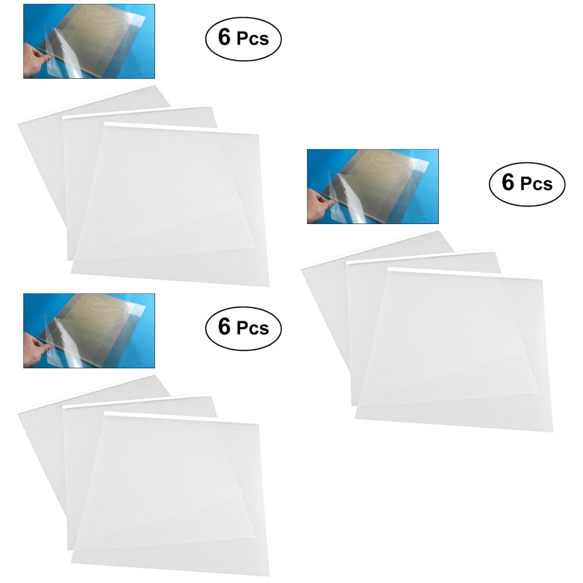 18 PCS Inkjet Transparency Film Clear Creating Screensinkjet ...