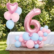 18 PCS Number Six Balloon 6th Birthday Party Balloons Set Birthday Party Decoration supplies 40 inch