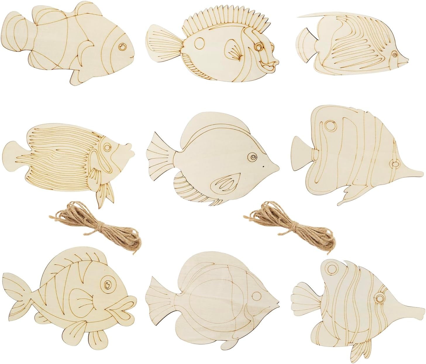 Fish Goldlfish - Laser Cut Out Unfinished Wood Craft Shape FSH8 Fish Goldlfish - Laser Cut Out Unfinished Wood Craft Shape FSH8