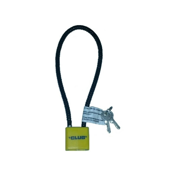 18 Pack California Approved Keyed Alike Club Brand Gun CABLE Lock