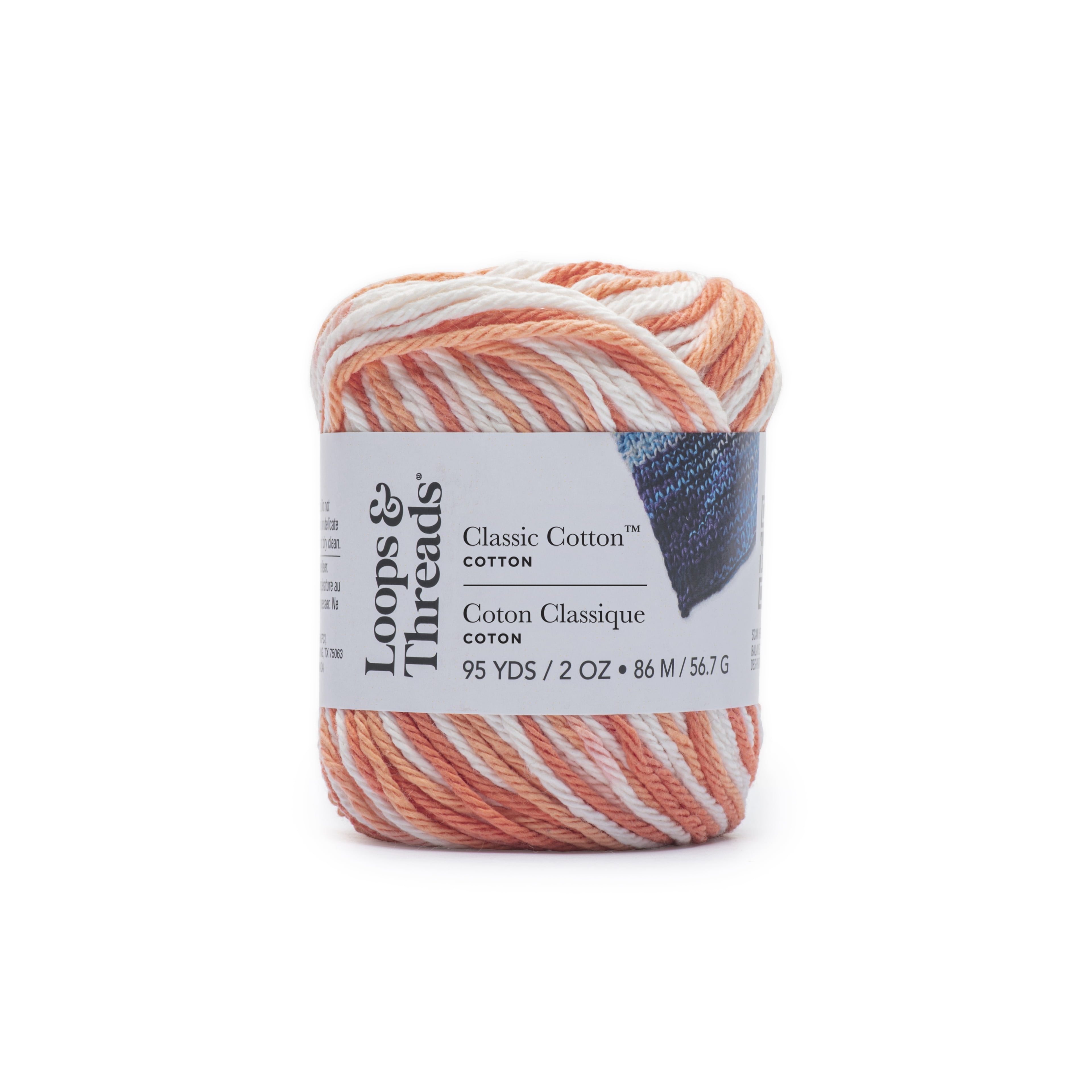 18 Pack: Classic Cotton™ Patterned Yarn by Loops & Threads