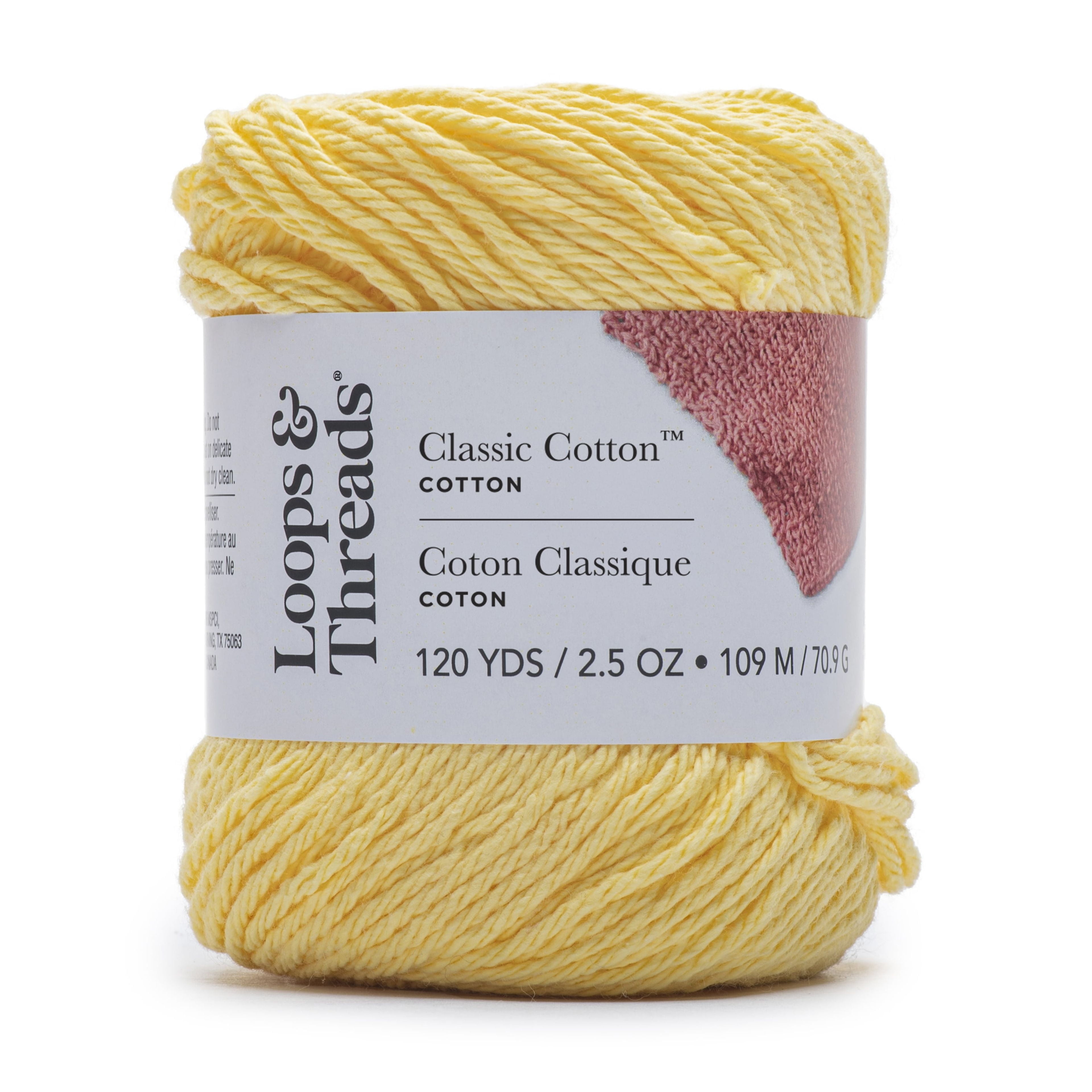 Loops & Threads Classic Cotton Yarn, 18 Pack