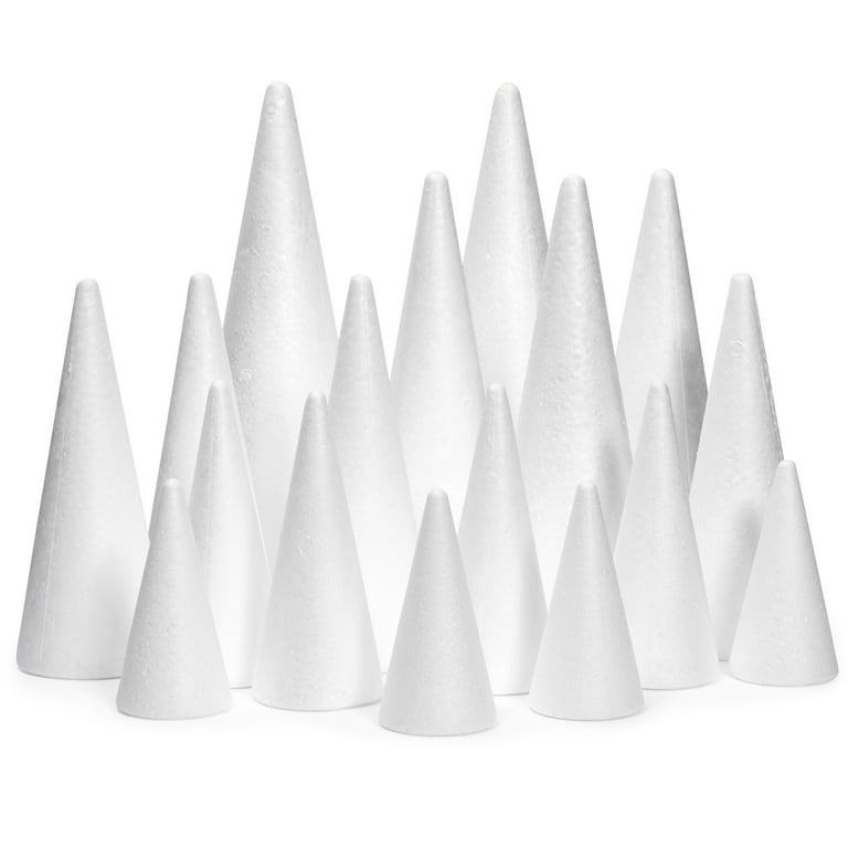Best Deal for Foam Cones for Crafts 13 x 7.6 Inches Styrofoam Cones Arts
