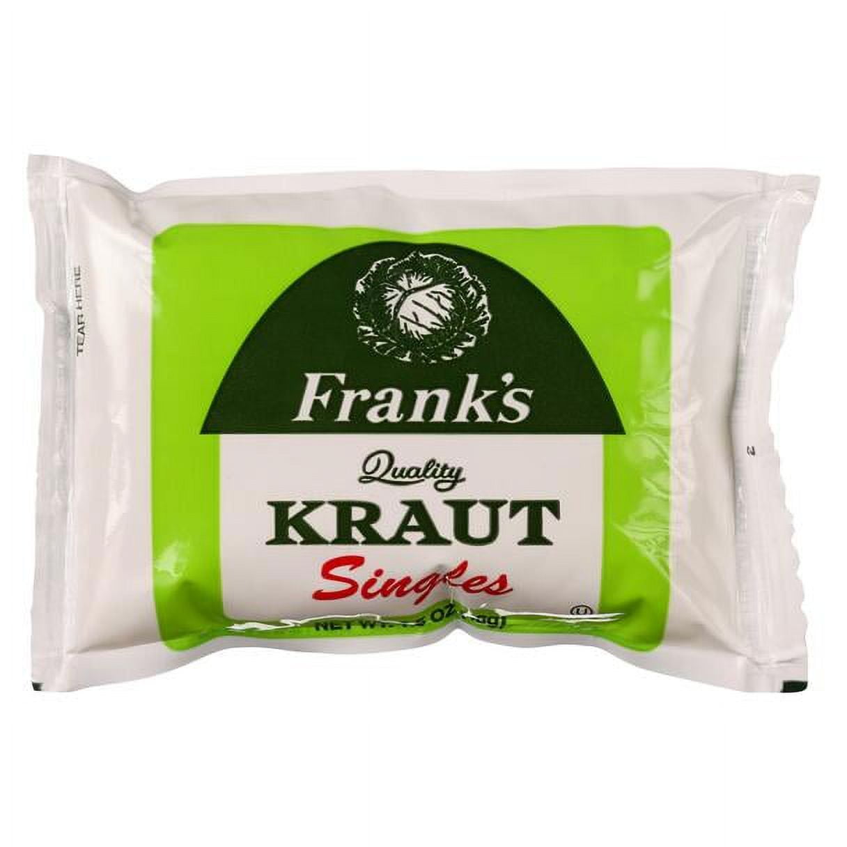 (18 Pack)Franks Kraut - Single Serve, 1.5 oz.
