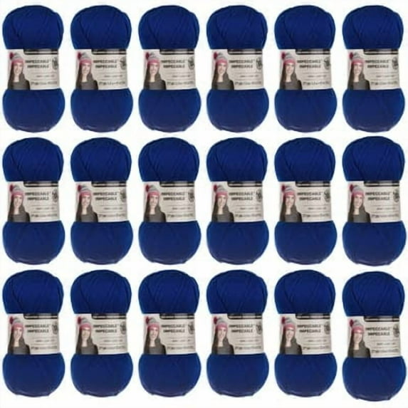 Loops & Threads Impeccable Solid Yarn, 18 Pack