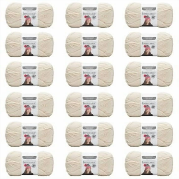 Loops & Threads Impeccable Solid Yarn, 18 Pack