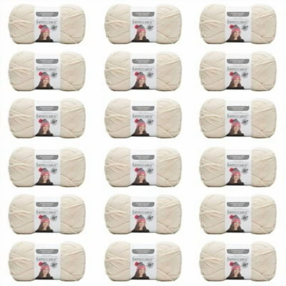 Loops & Threads Impeccable Solid Yarn, 18 Pack