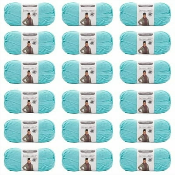 Loops & Threads Impeccable Solid Yarn, 18 Pack