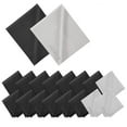 thumbnail image 1 of 18 Pack Premium Microfiber Cleaning Cloths, Lintfree Fiber Cleaning Cloth for Cleaning Lenses, Glasses, Glass, Screens, Cameras, Cell Phone, Eyeglasses, LCD TV Screens, Tablets and More C67, 1 of 3