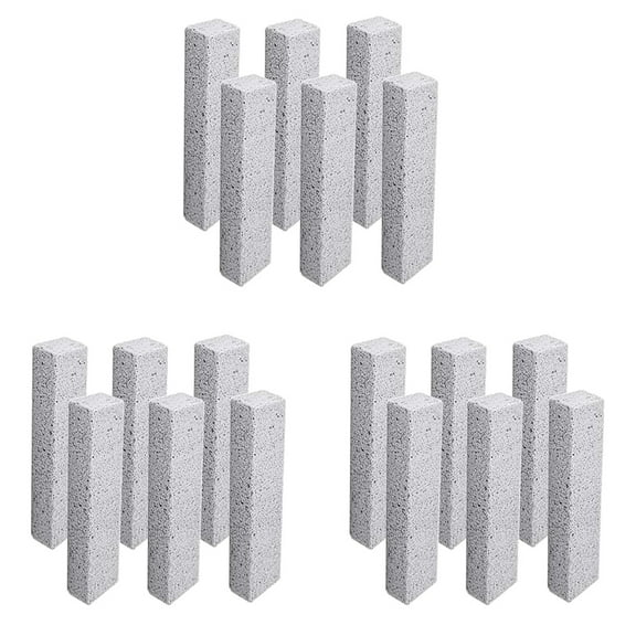 18 Pack Pumice Stone Toilet Bowl Clean Brush, Remove Toilet Bowl Hard Water Rings, Calcium Buildup and Rust Suitable