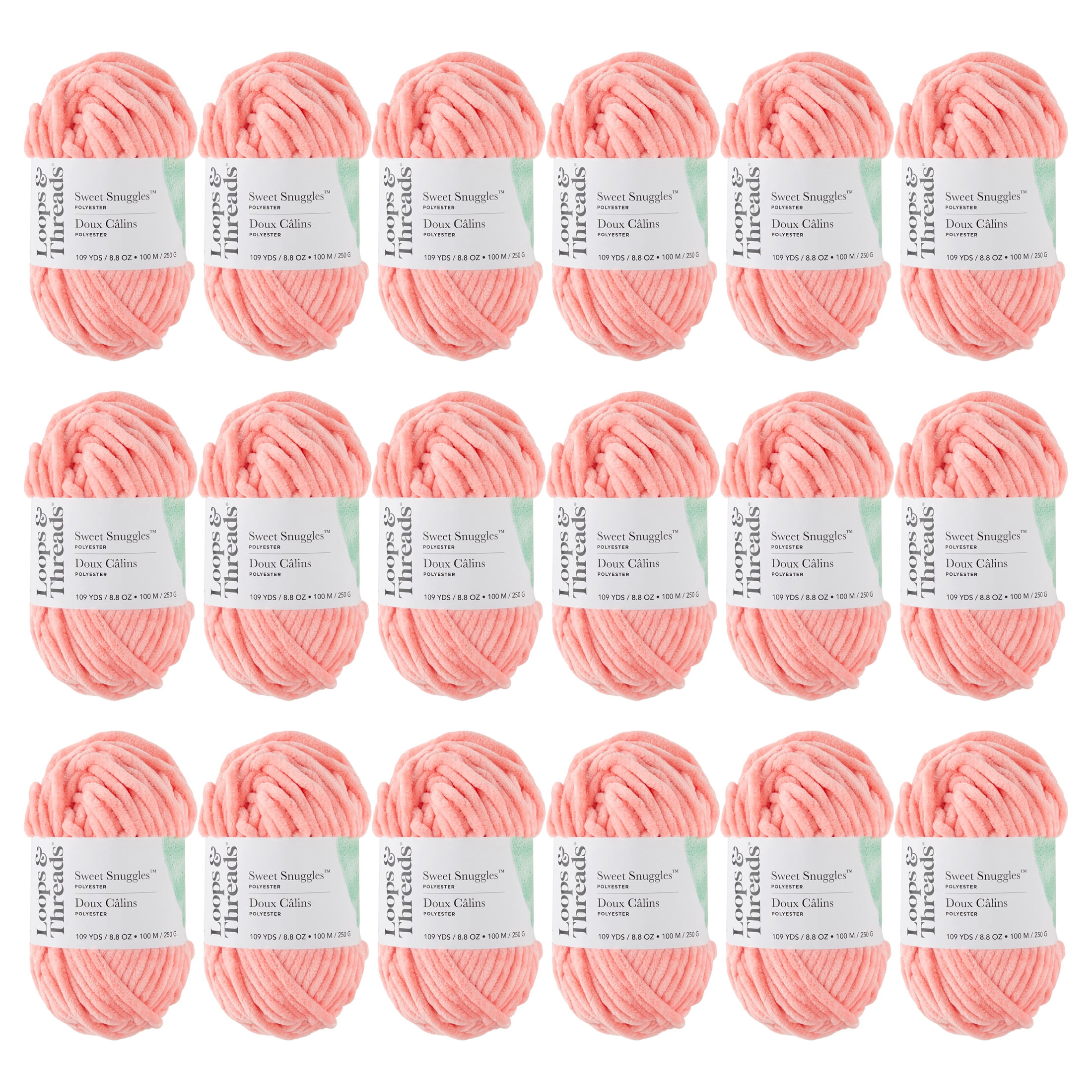 Loops & Threads Sweet Snuggles Yarn, 18 Pack