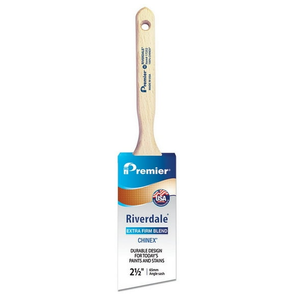 18-Pack of 2-1/2” Premier 17252 Riverdale Angle Sash Chinex Paint Brush