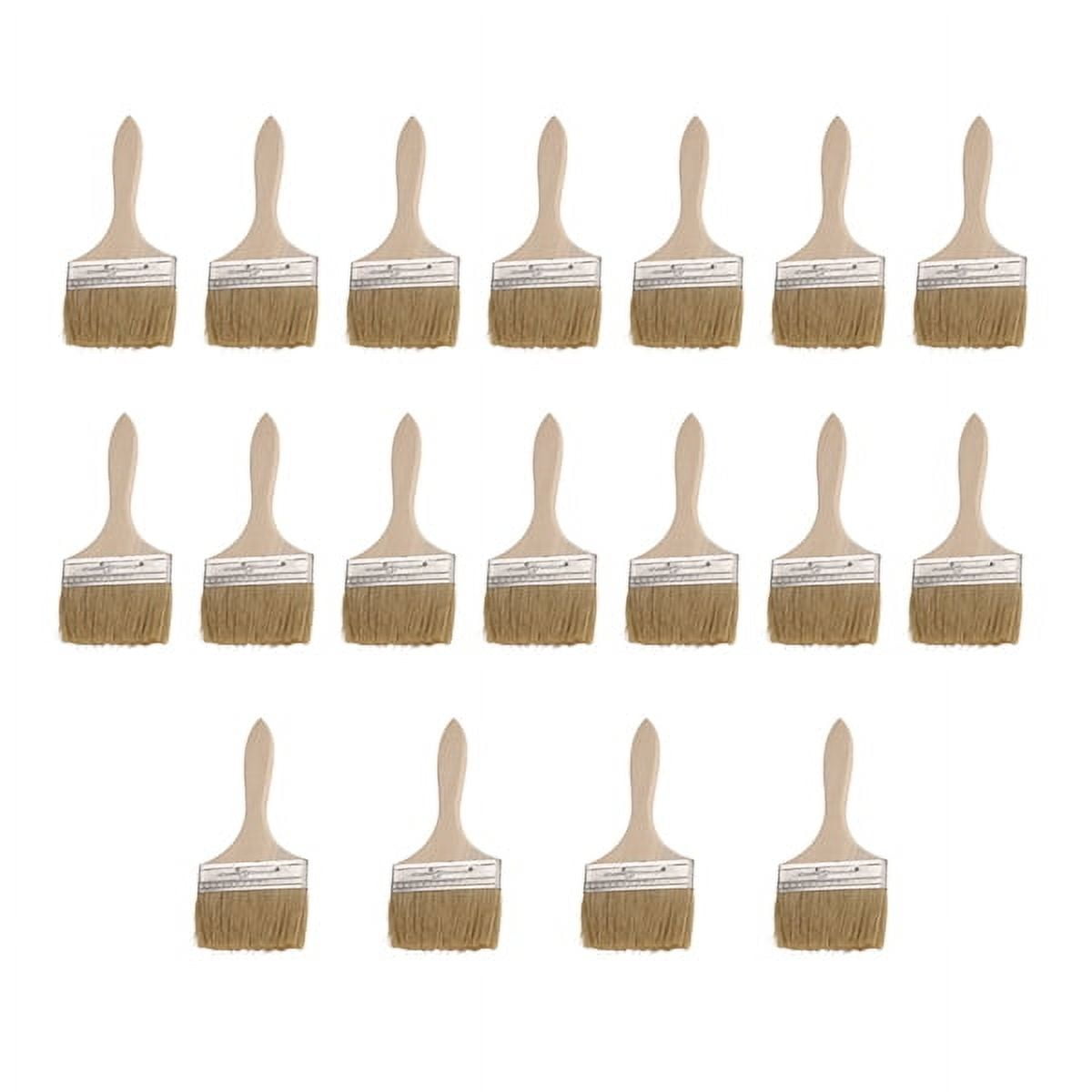 18 Pack of 4 Inch (89mm) Paint Brushes and Chip Paint Brushes