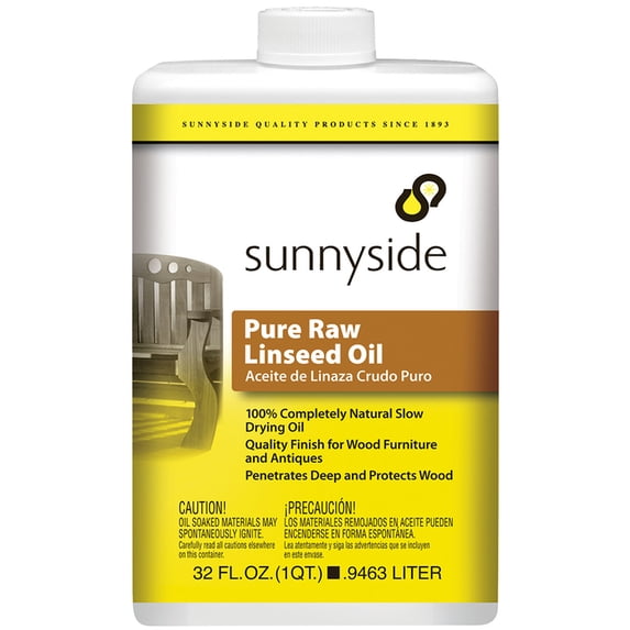 18-Pack of qt Sunnyside 87332 Sunnyside Pure Raw Linseed Oil