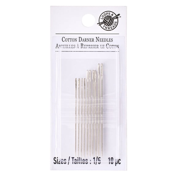 18 Packs: 10 ct. (180 total) Cotton Darners by Loops & Threads