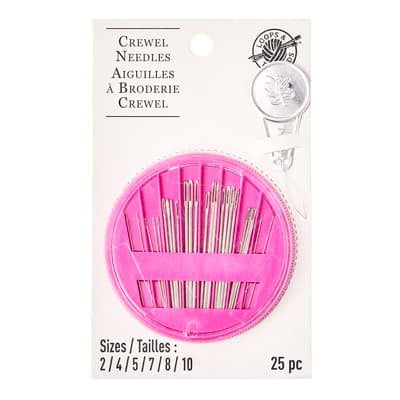 Loops & Threads Crewel Needles, 18 Packs: 25 ct. (450 total)