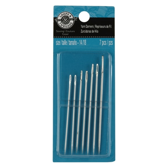 Loops & Threads 14/18 Yarn Darners, 18 Packs: 7 ct. (126 total)