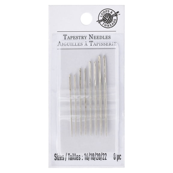 Loops & Threads Tapestry Needles, 18 Packs: 8 ct. (144 total)