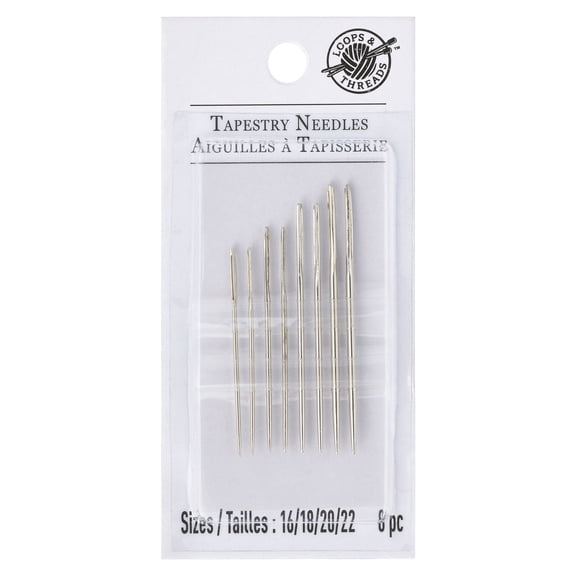 Loops & Threads Tapestry Needles, 18 Packs: 8 ct. (144 total)