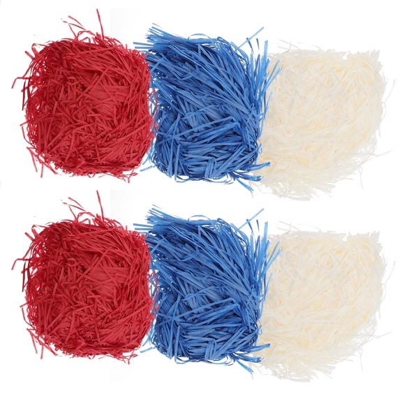 18 Packs Raffia Wedding Dcor Colorful Tissue Paper Gift Boxes Decor DIY Shredded Accessory