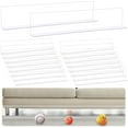 18 Packs Under Couch Blocker 15.8" L x 3.15" H Clear Toy Blockers for