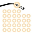 thumbnail image 1 of 18 Pairs Glasses Ear Grip 0.52" Silicone Ring Type Eyewear Retainer, Skin Color, 1 of 7